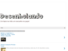 Tablet Screenshot of desenholando.com